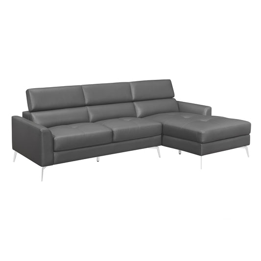 9408DGY*SC - (2)2-Piece Sectional with Right Chaise