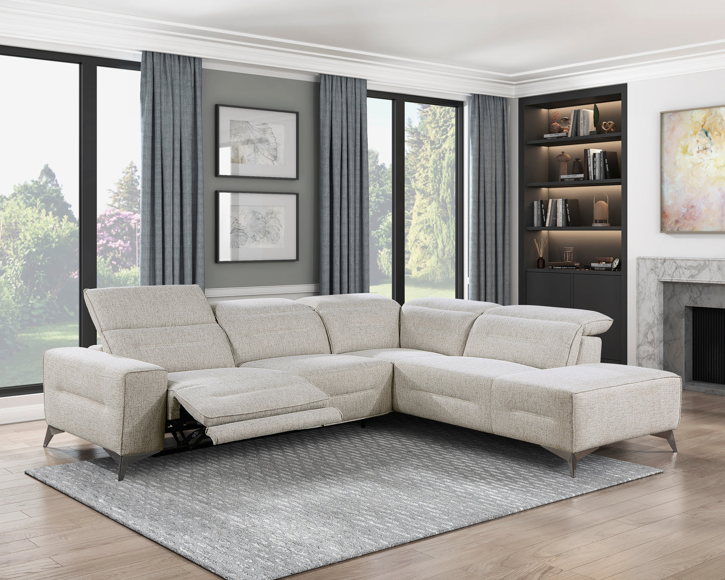 9414*SCPW - (2)2-Piece Power Reclining Sectional with Right Chaise