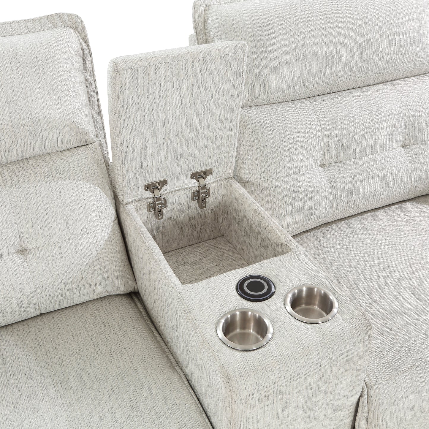 9444HMP*6SCPWH - (6)6-Piece Modular Power Reclining Sectional with Power Headrests