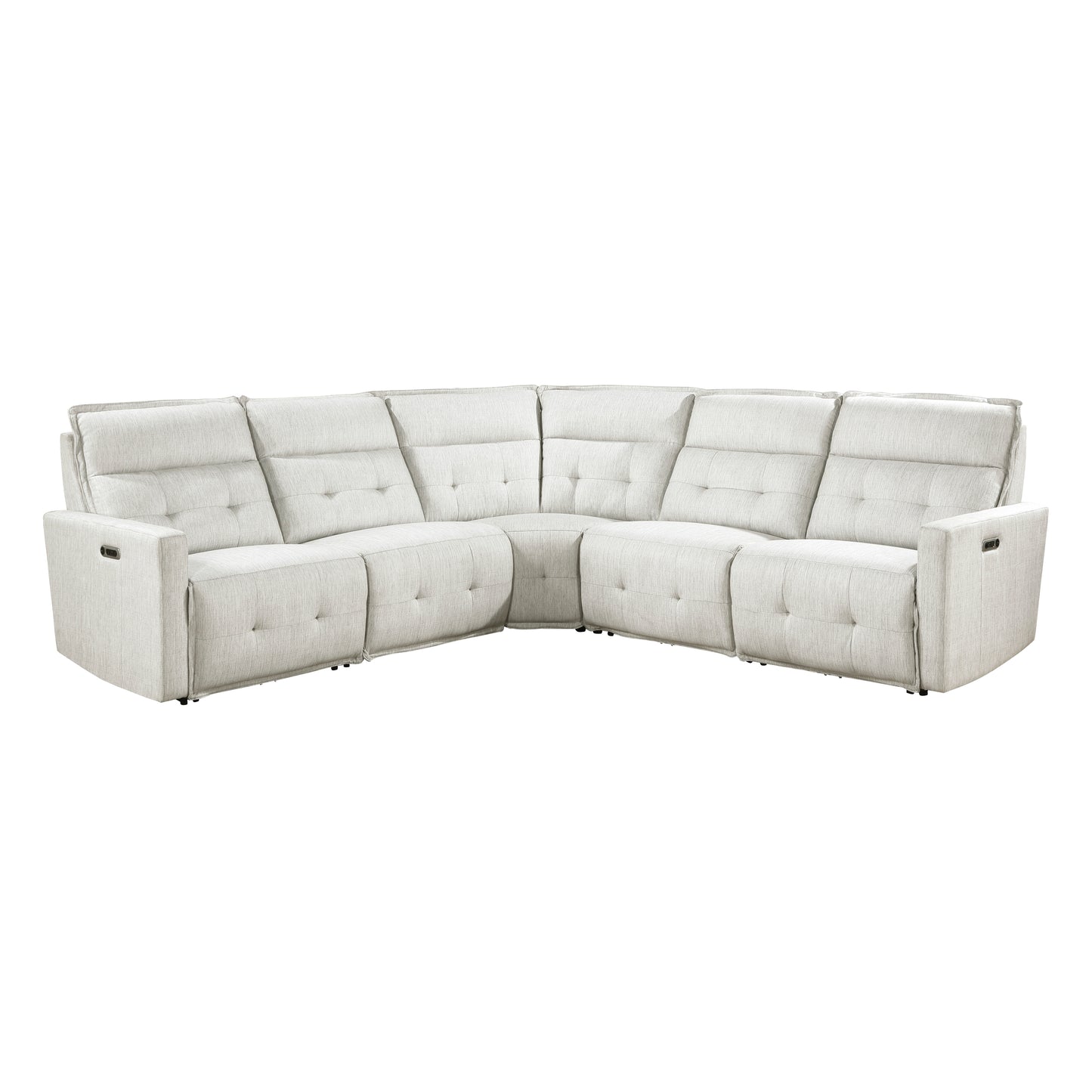 9444HMP*5SCPWH - (5)5-Piece Modular Power Reclining Sectional with Power Headrests