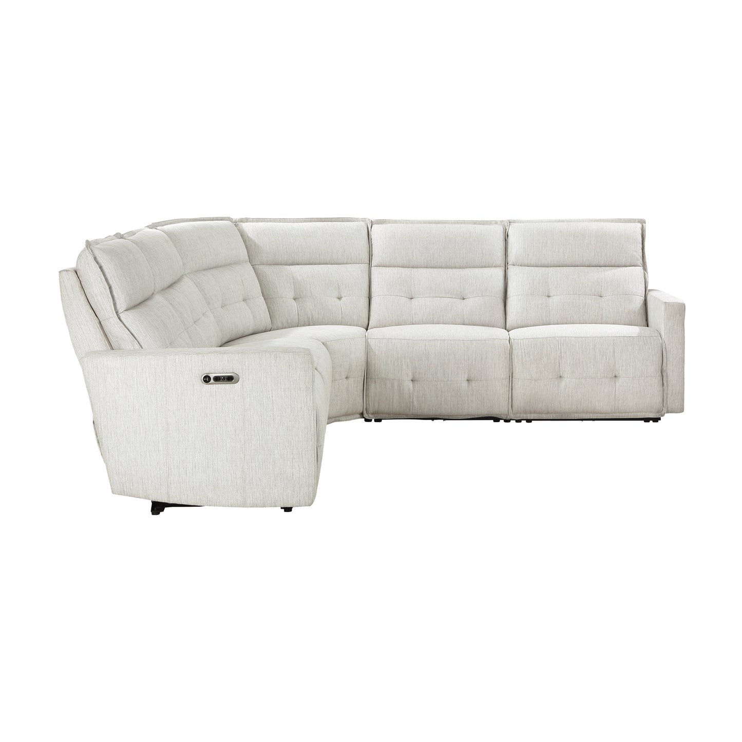 9444HMP*5SCPWH - (5)5-Piece Modular Power Reclining Sectional with Power Headrests