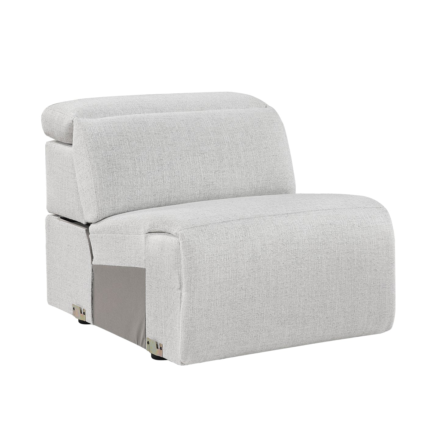 9455CLD*5LRRRPWH - (5)5-Piece Modular Power Reclining Sectional with Power Headrests, Charging Ports
