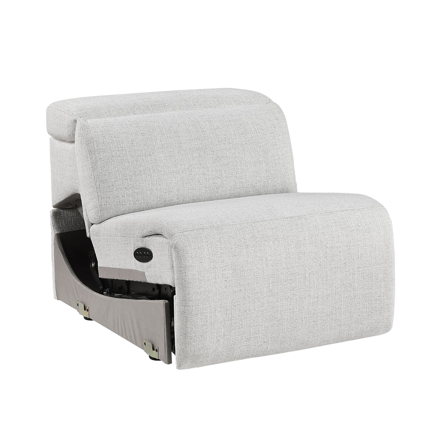 9455CLD*6LRRRPWH - (6)6-Piece Modular Power Reclining Sectional with Power Headrests, Charging Ports