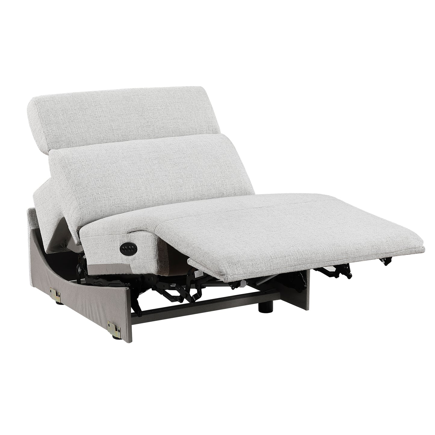 9455CLD*6LRRRPWH - (6)6-Piece Modular Power Reclining Sectional with Power Headrests, Charging Ports