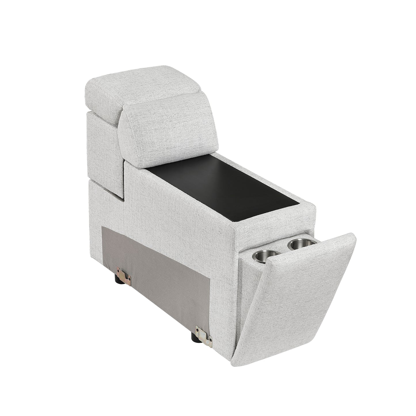 9455CLD-2CNPWH* - (3)Power Double Reclining Love Seat with Center Console and Power Headrests, Charging Ports