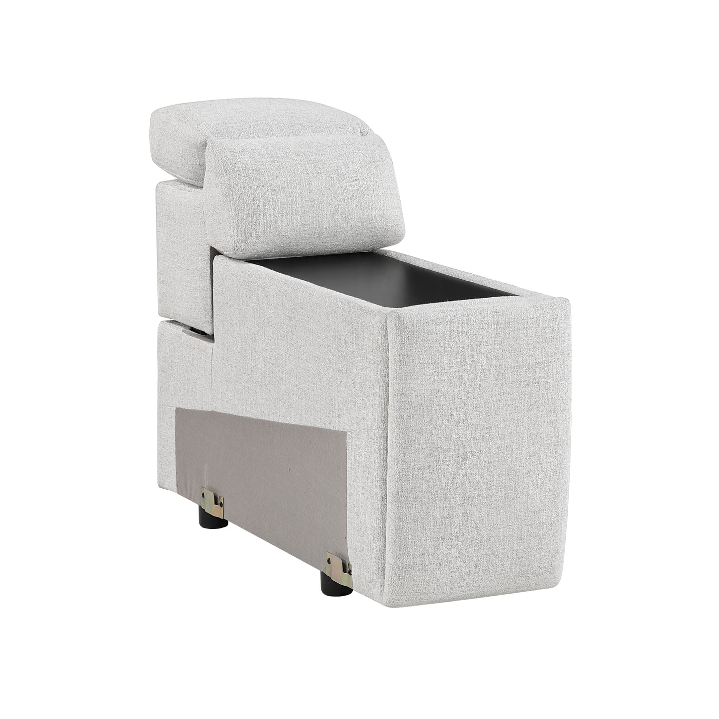 9455CLD-2CNPWH* - (3)Power Double Reclining Love Seat with Center Console and Power Headrests, Charging Ports