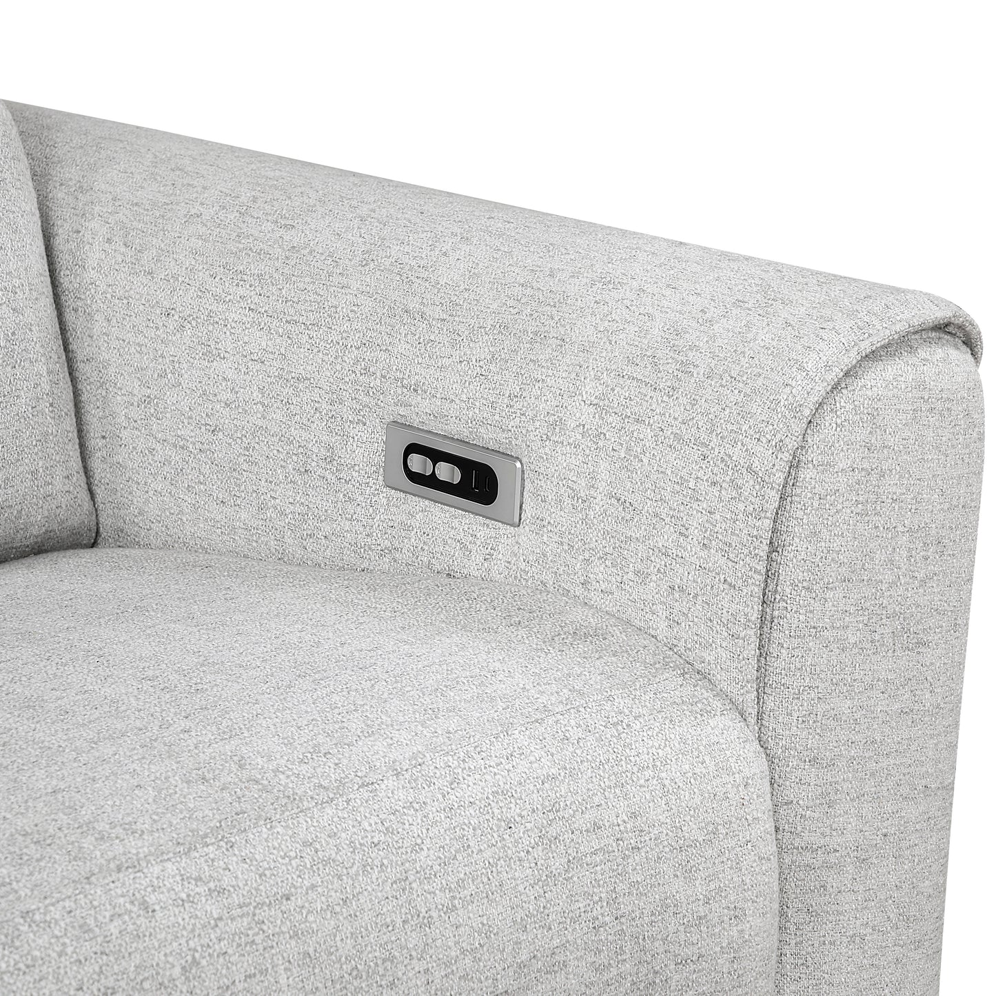 9455CLD-2PWH* - (2)Power Double Reclining Love Seat with Power Headrests, Charging Ports