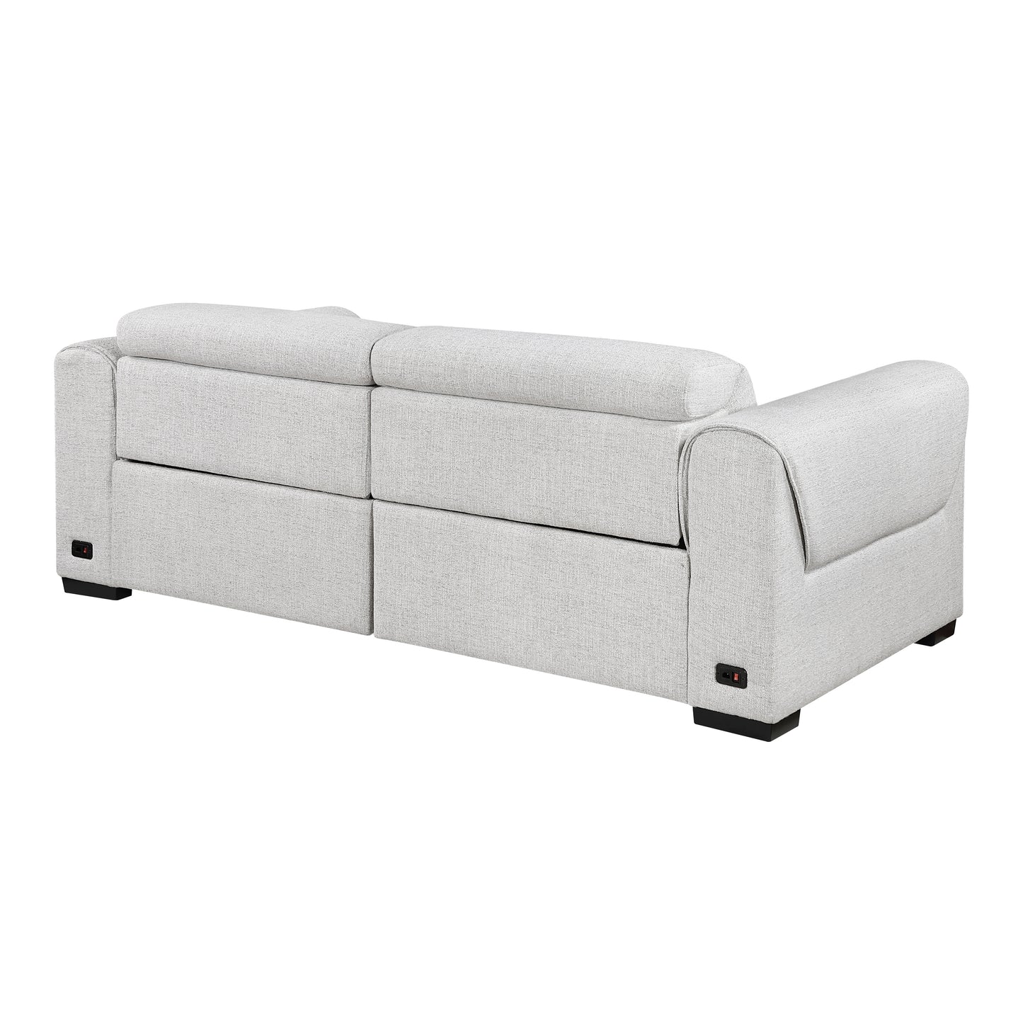 9455CLD-2PWH* - (2)Power Double Reclining Love Seat with Power Headrests, Charging Ports