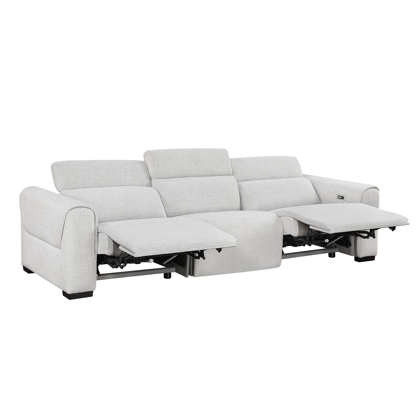 9455CLD-3PWH* - (3)Power Double Reclining Sofa with Power Headrests, Charging Ports