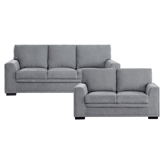 9468DG*2 - 2pc Set: Sofa, Love