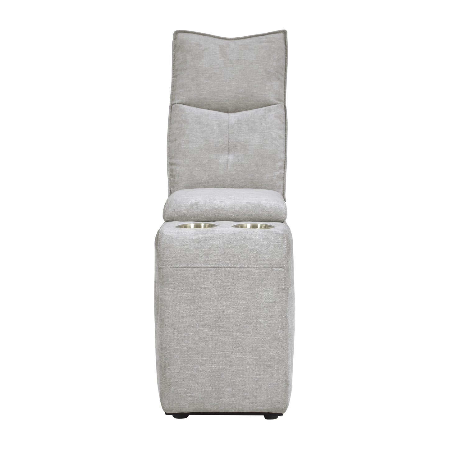 9509MGY*6LRRRPWH - (6)6-Piece Modular Power Reclining Sectional with Power Headrests and USB Ports