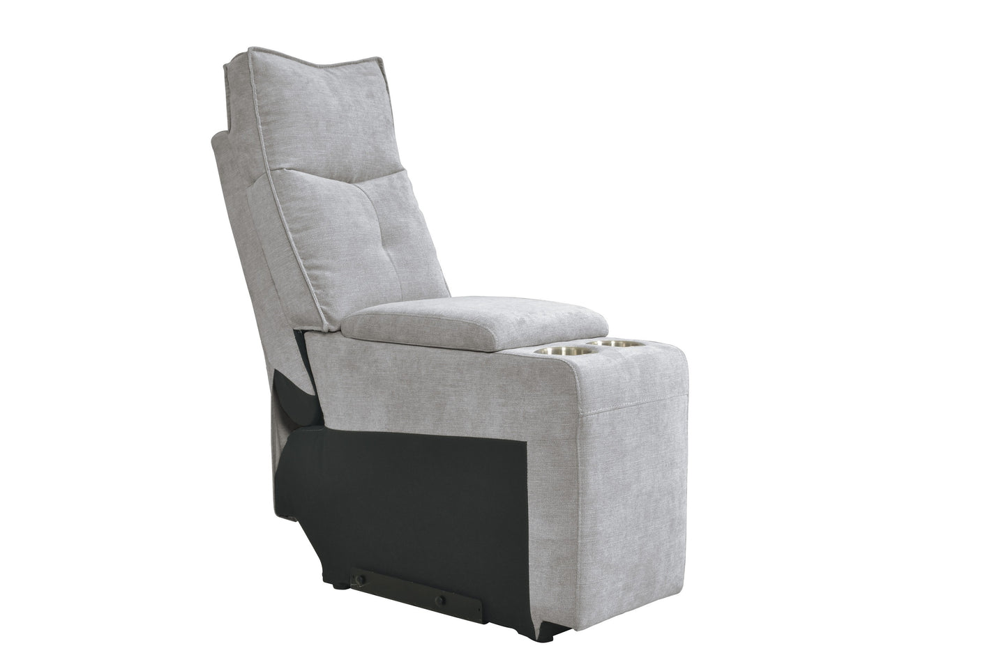 9509MGY*6LRPWH5R - (6)6-Piece Modular Power Reclining Sectional with Power Headrests, Right Chaise and USB Port