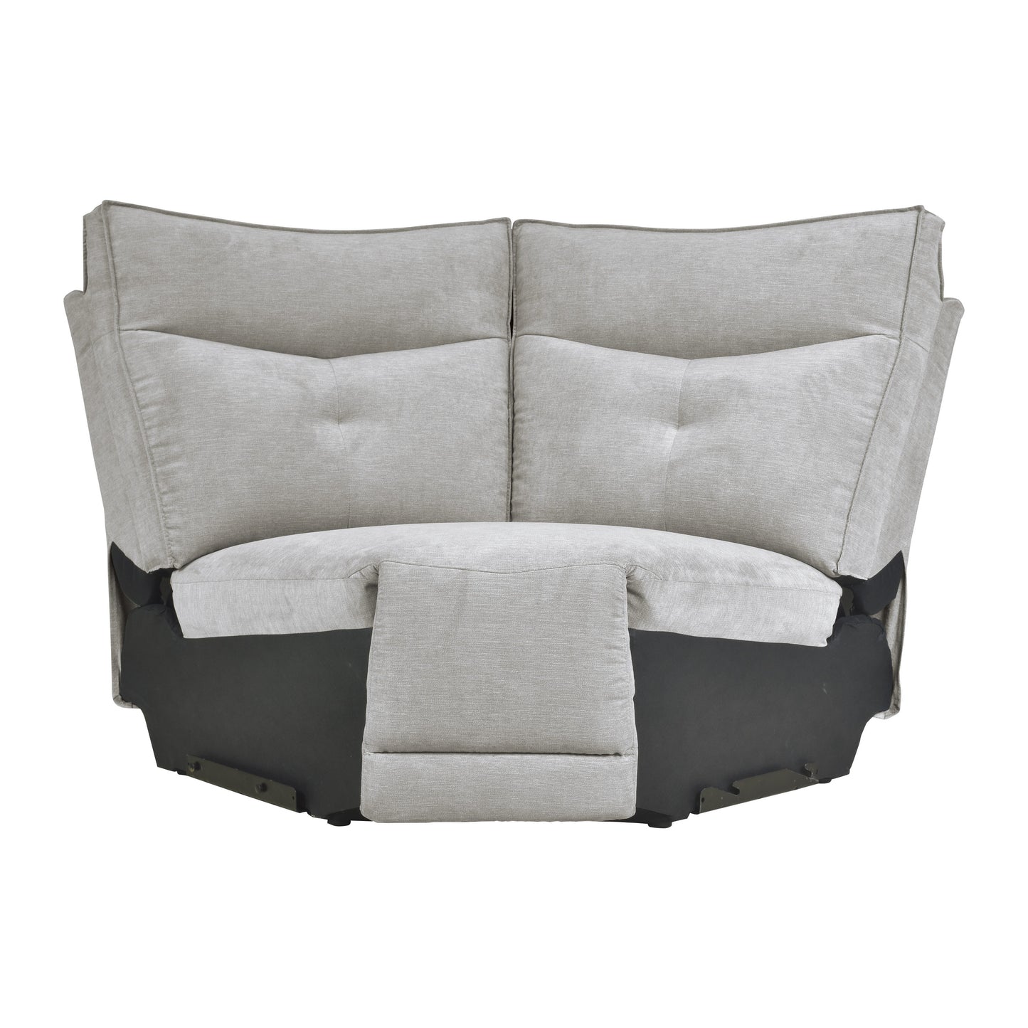 9509MGY*6LRRRPWH - (6)6-Piece Modular Power Reclining Sectional with Power Headrests and USB Ports