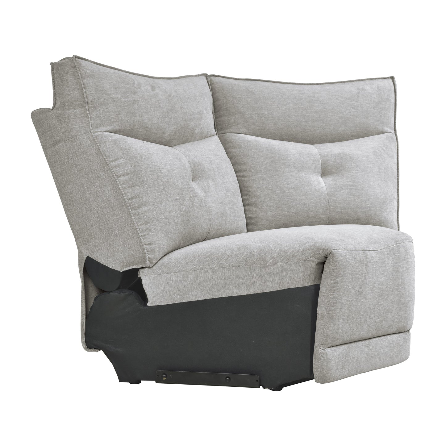 9509MGY*6LRRRPWH - (6)6-Piece Modular Power Reclining Sectional with Power Headrests and USB Ports