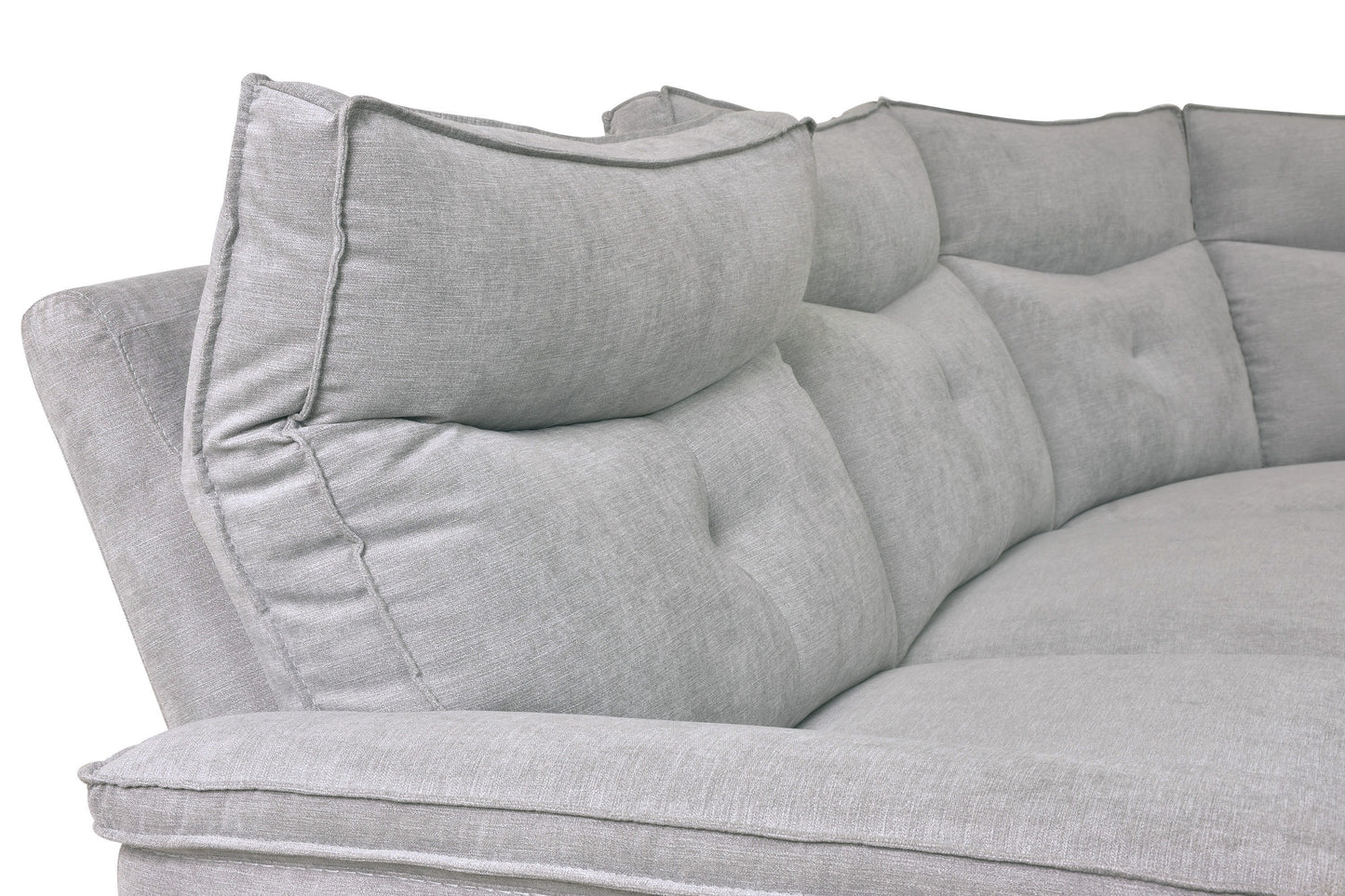 9509MGY*6LRPWH5R - (6)6-Piece Modular Power Reclining Sectional with Power Headrests, Right Chaise and USB Port