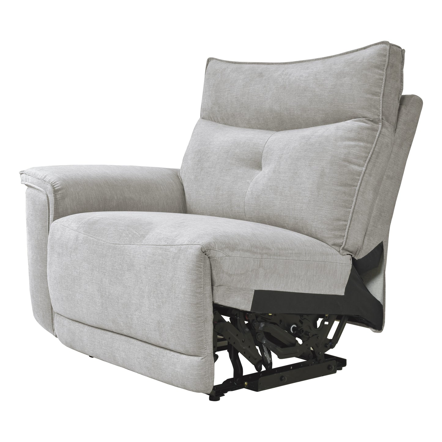 9509MGY*6LRRRPWH - (6)6-Piece Modular Power Reclining Sectional with Power Headrests and USB Ports