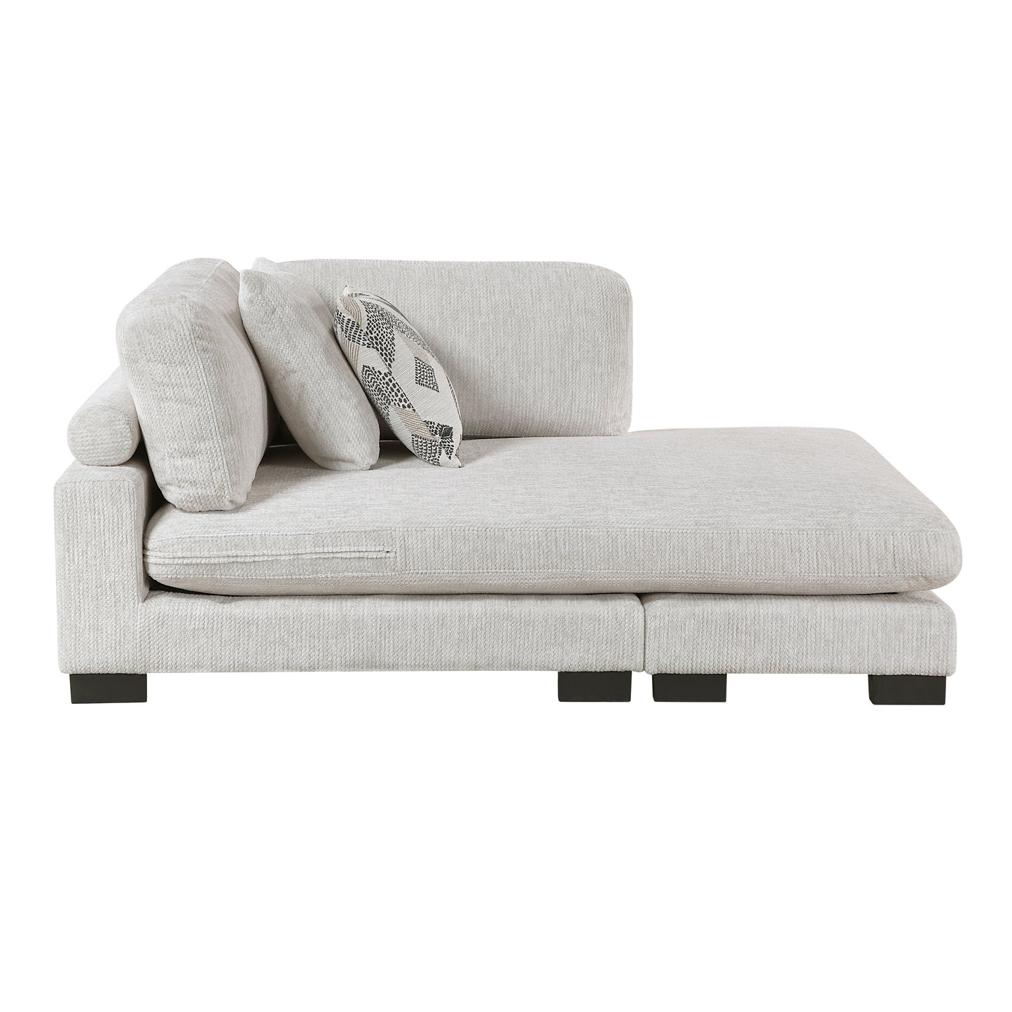 9555BEG*42AC2VC - (4)4-Piece Modular Sectional with Chaise