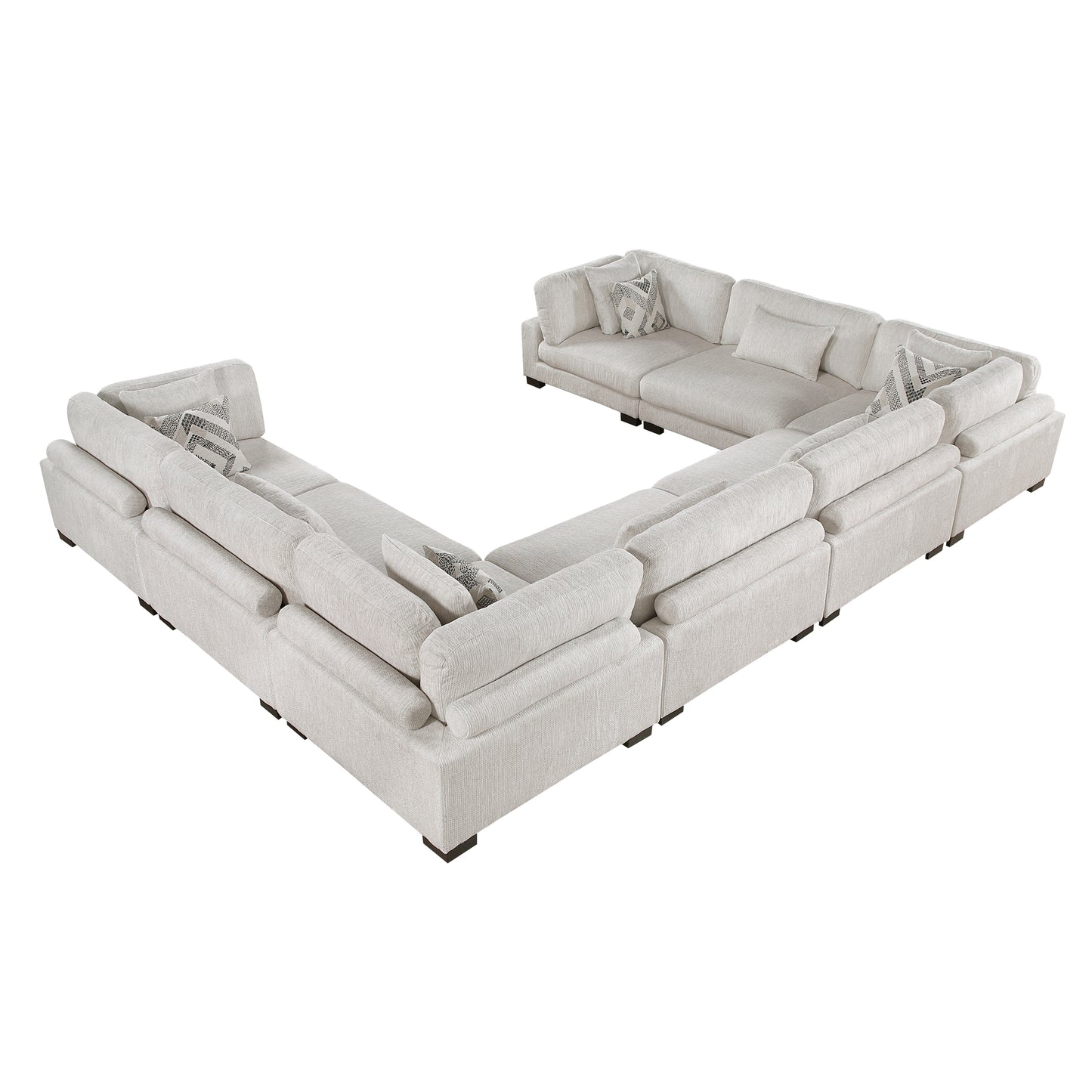 9555BEG*84CR4AC - (8)8-Piece Modular Sectional