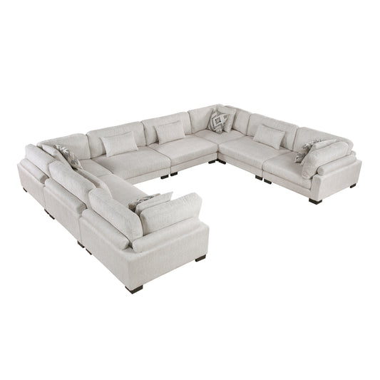 9555BEG*84CR4AC - (8)8-Piece Modular Sectional