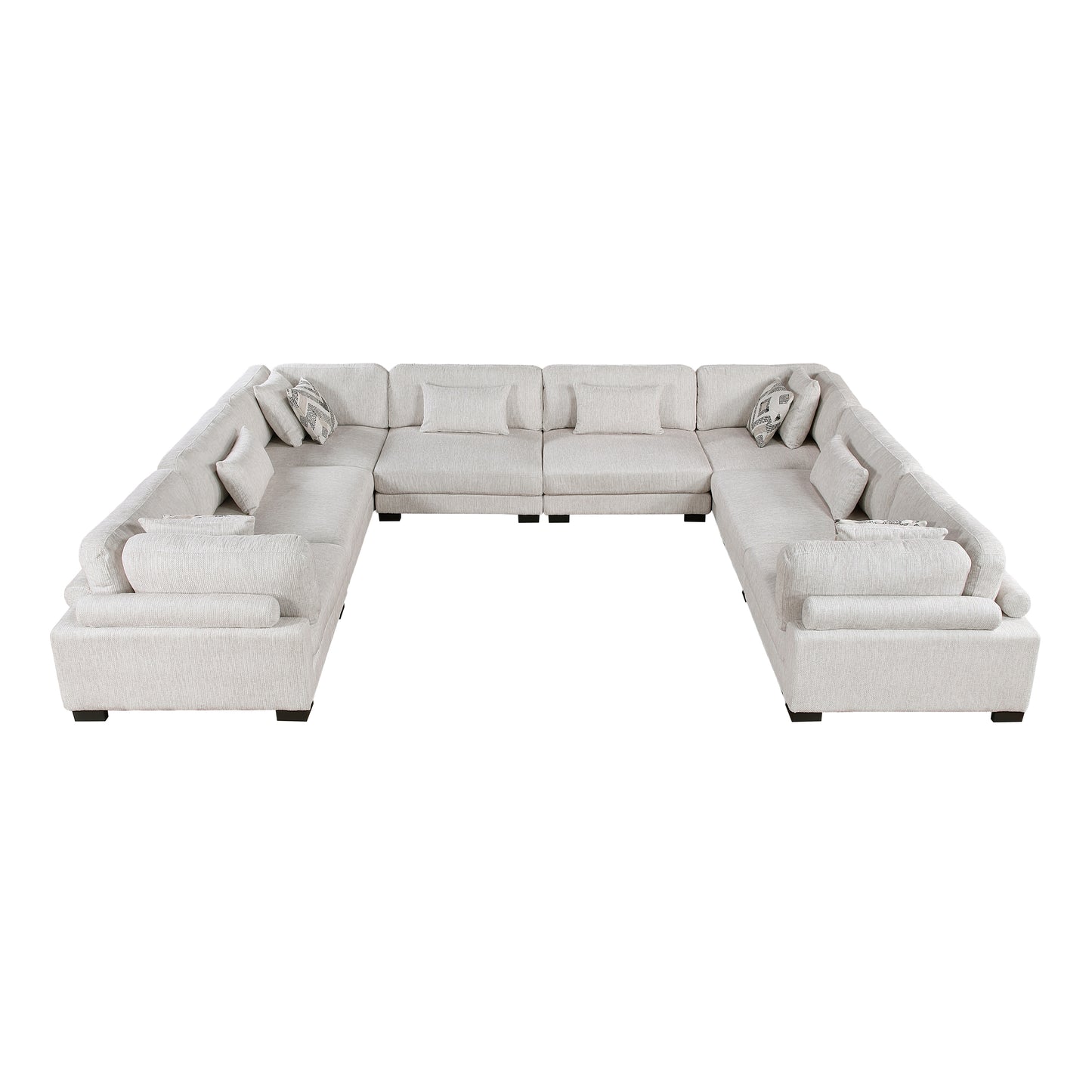 9555BEG*84CR4AC - (8)8-Piece Modular Sectional