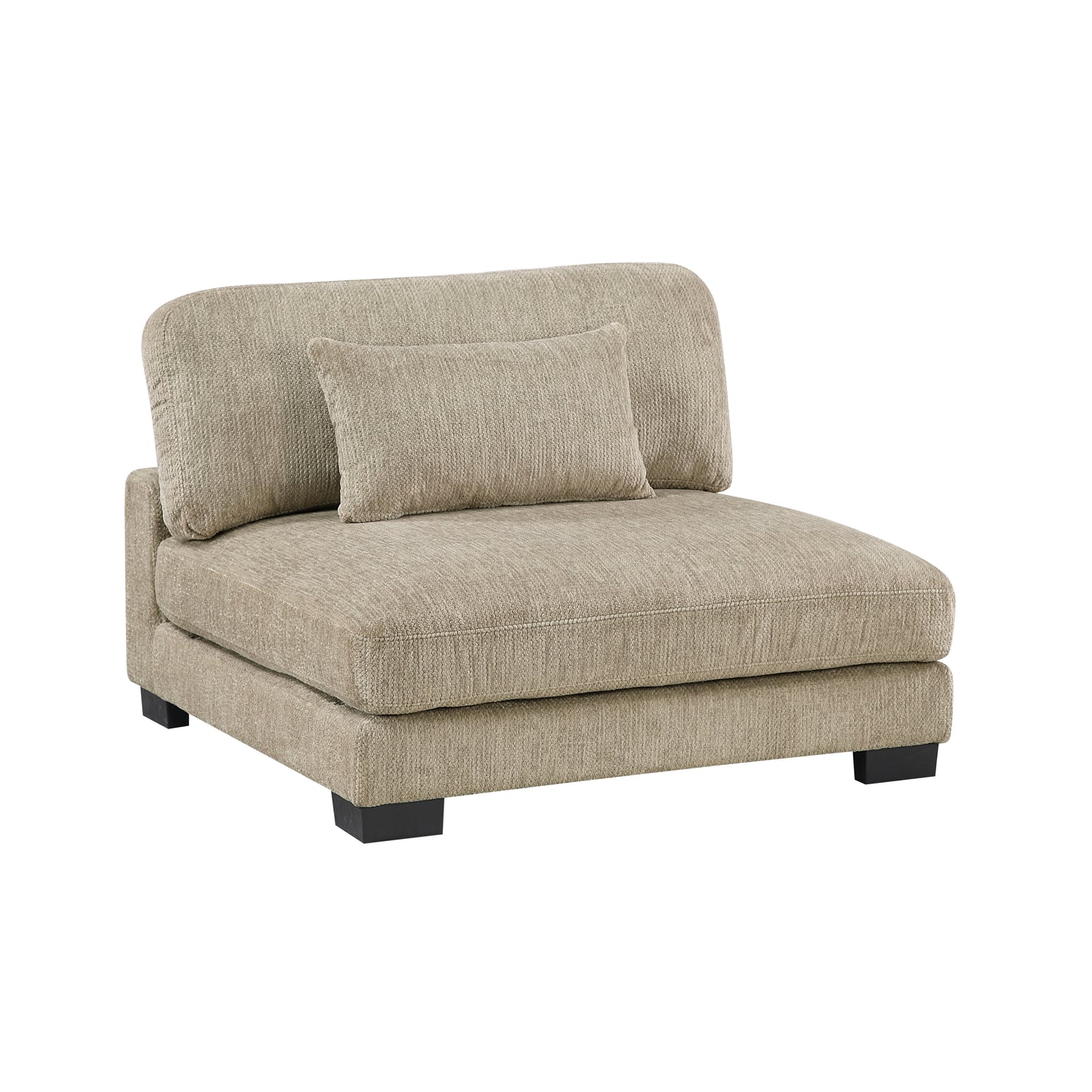 9555BRW*53CRACOT - (5)5-Piece Modular Sectional with Ottoman