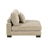 9555BRW*5CR2ACVCOT - (5)5-Piece Modular Sectional with Chaise and Ottoman