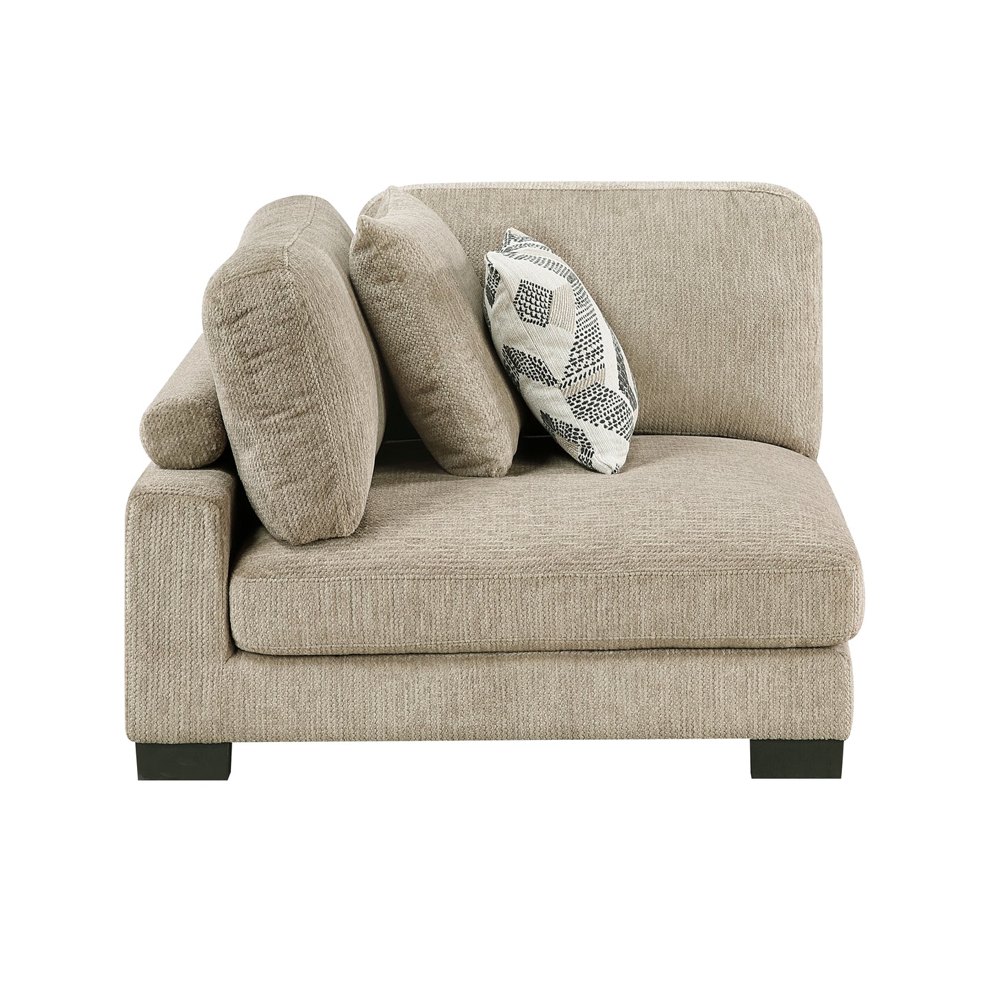9555BRW*4CR2ACVC - (4)4-Piece Modular Sectional with Chaise
