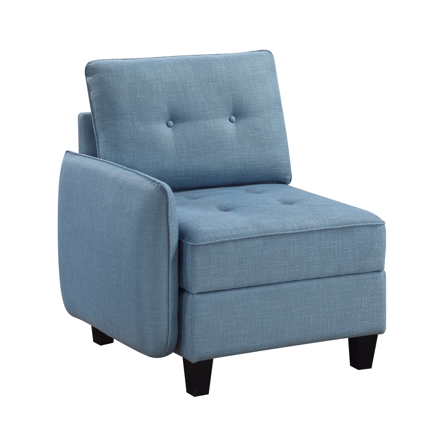 9557BUE*4SC - (4)4-Piece Sectional with Storage