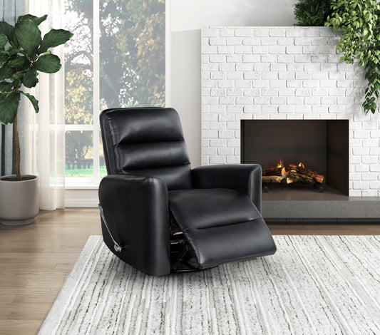9570BLK-1SW - Swivel Glider Reclining Chair