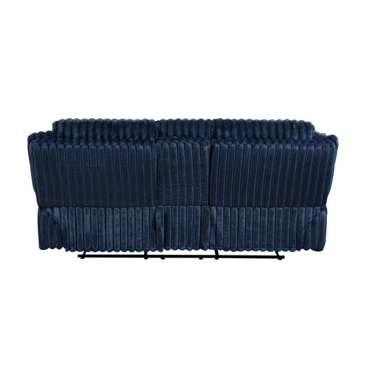 9577BU-2 - Double Reclining Love Seat with Center Console