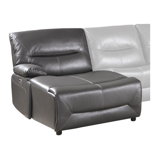 9579GRY-LCPW - (1/6)Power Left Side Reclining Chaise with USB Port
