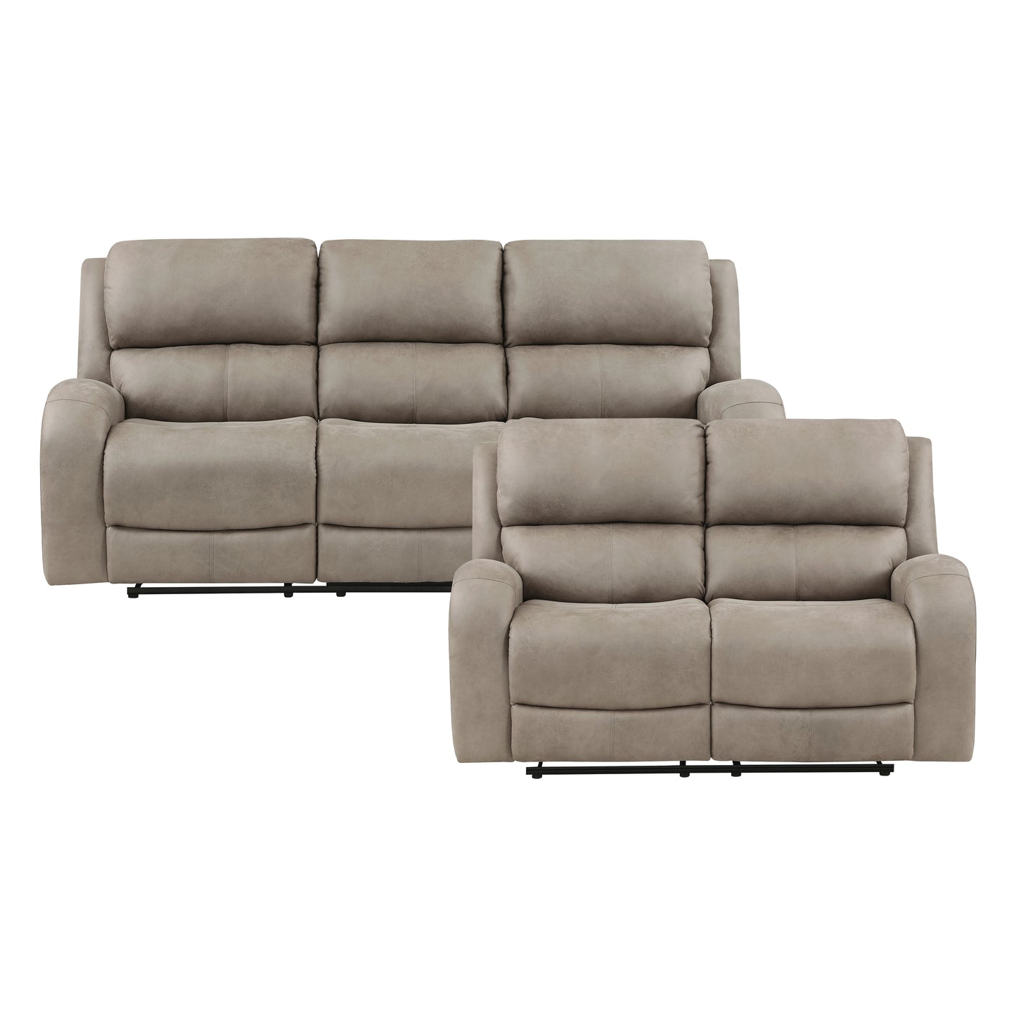 9601BR*2 - 2pc Set: Sofa, Love