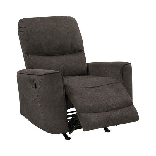 9602NCH-1 - Rocker Reclining Chair, Chocolate color