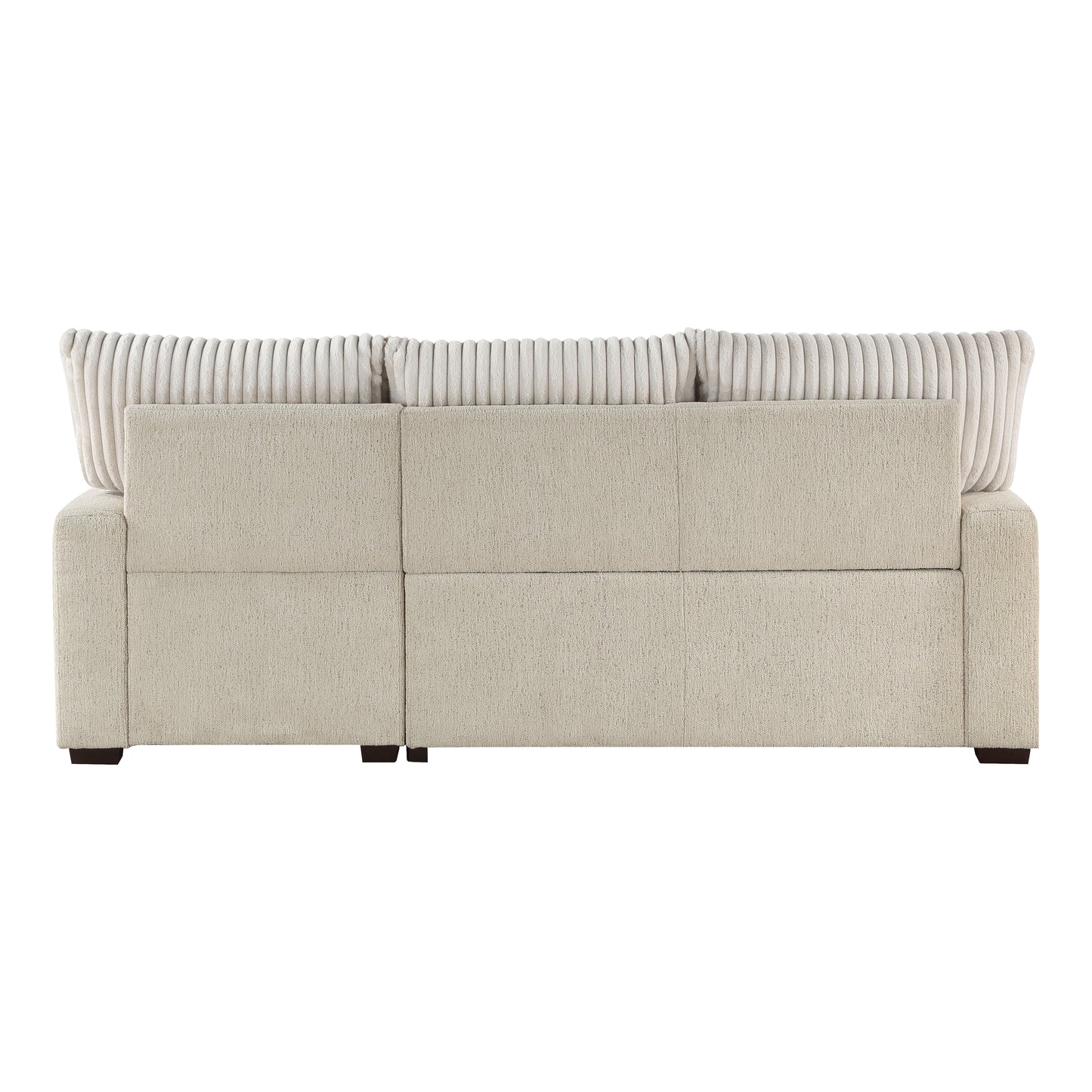 9605BE*2LLRC - (2)2-Piece Sectional with Right Chaise and Drop-Down Cup holders, Storage Pouch, Pull-out Bed and Hidden Storage