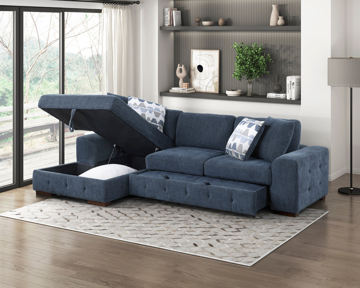 9624BU*2LC2R - (2)2-Piece Sectional with Left Chaise