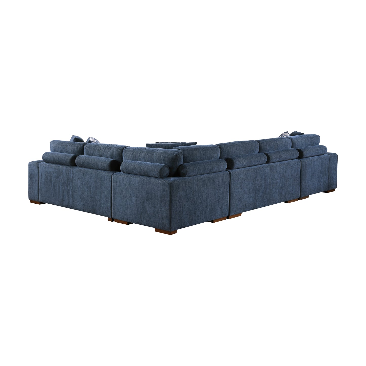 9624BU*5LC2R - (5)5-Piece Sectional with Left Chaise and Storage Ottoman