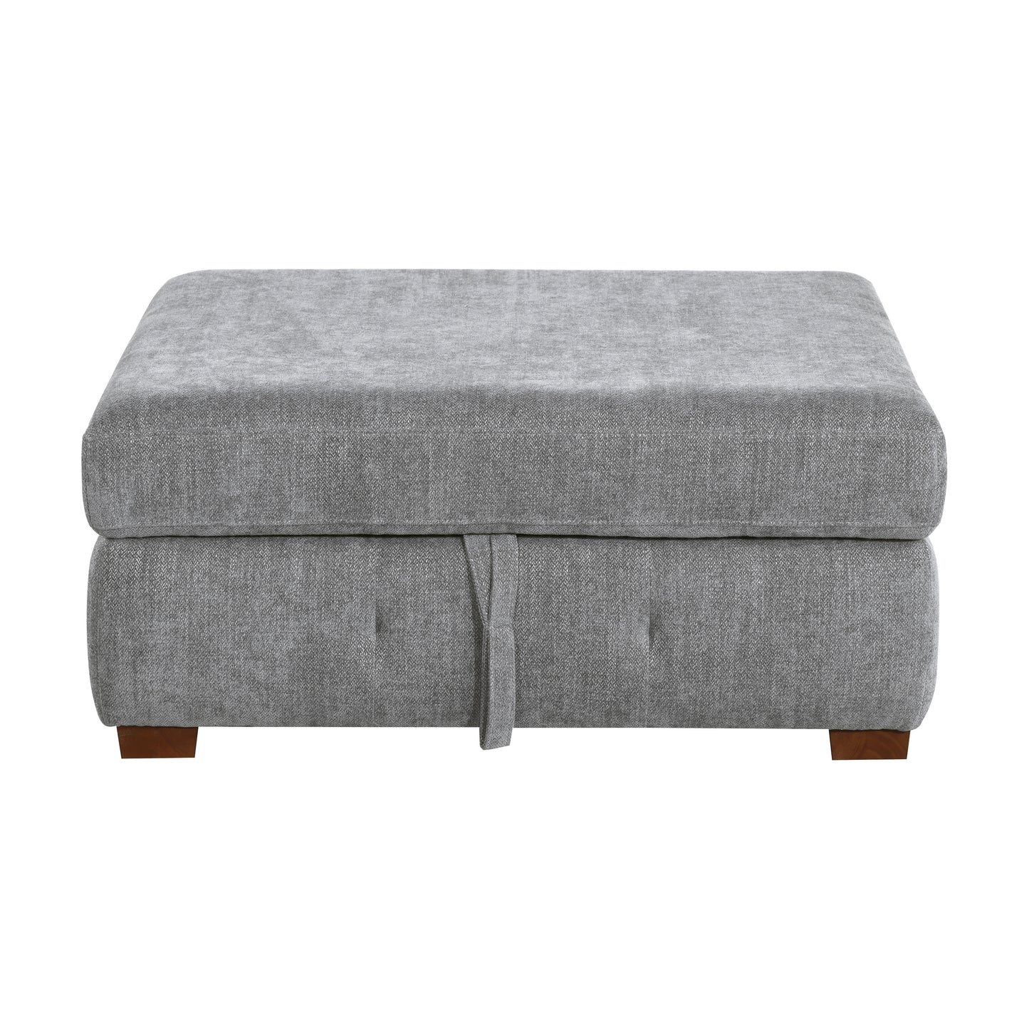 9624GY*3LC2R - (3)3-Piece Sectional with Left Chaise and Ottoman
