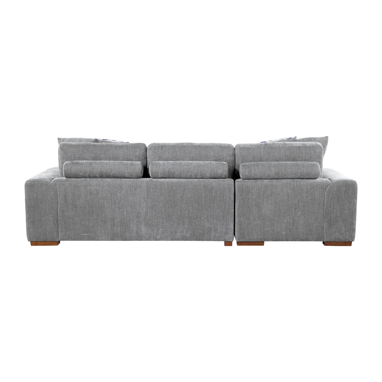 9624GY*3LC2R - (3)3-Piece Sectional with Left Chaise and Ottoman