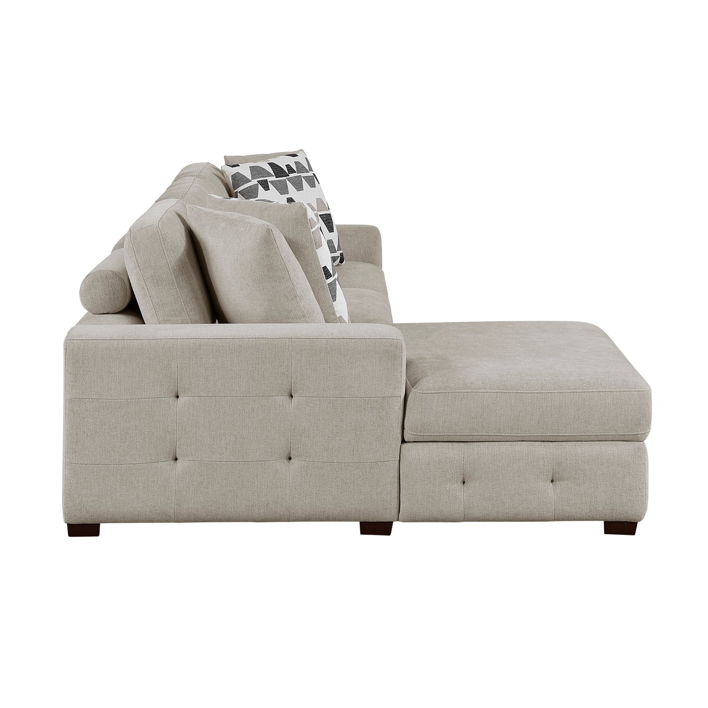 9624TP*3LC2R - (3)3-Piece Sectional with Left Chaise and Ottoman