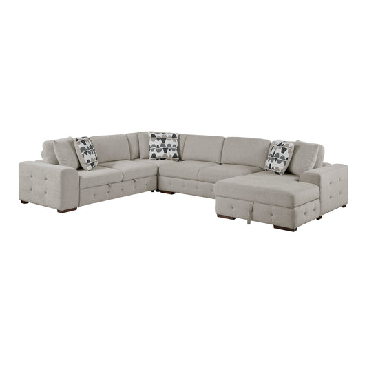 9624TP*42LRC - (4)4-Piece Sectional with Right Chaise