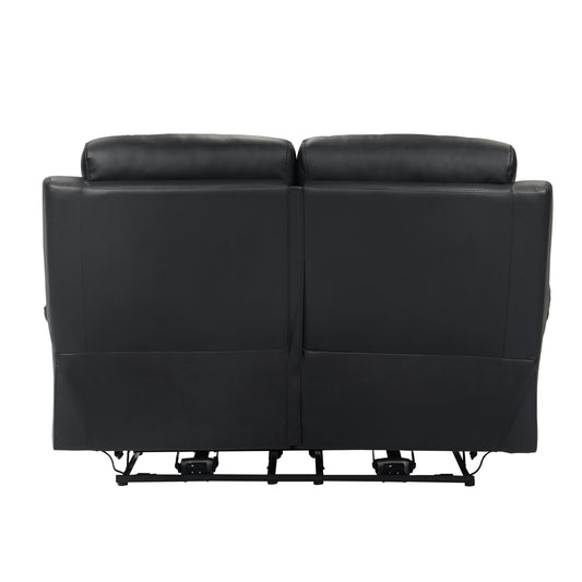 9628BLK-2PW - Power Double Reclining Love Seat