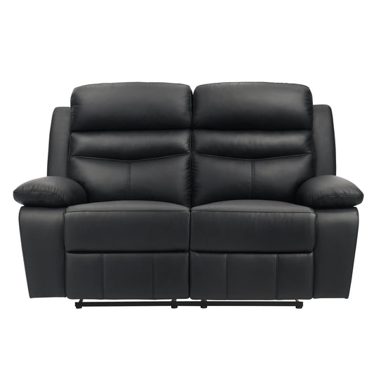9628BLK-2 - Double Reclining Love Seat