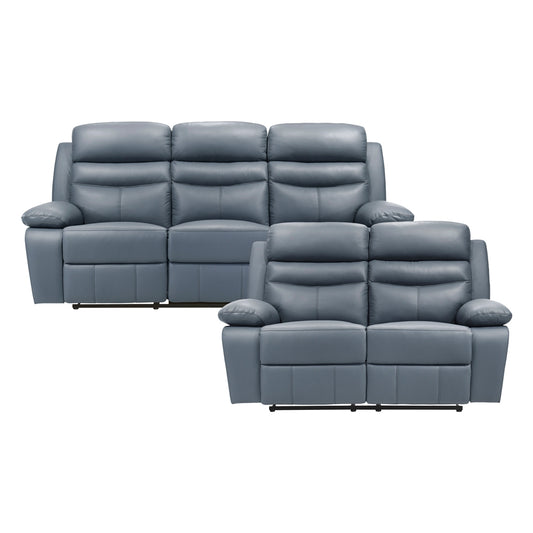 9628BUE*2 - 2pc Set: Sofa, Love