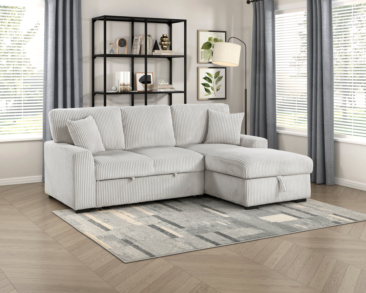 9633MNB*22LRC - (2)2-Piece Sectional with Right Chaise
