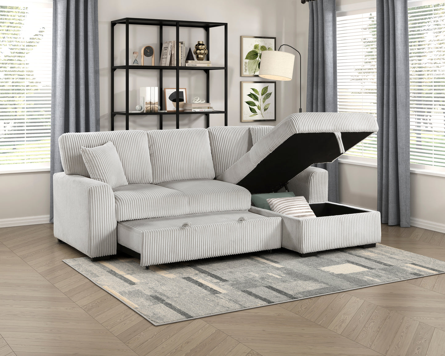 9633MNB*22LRC - (2)2-Piece Sectional with Right Chaise