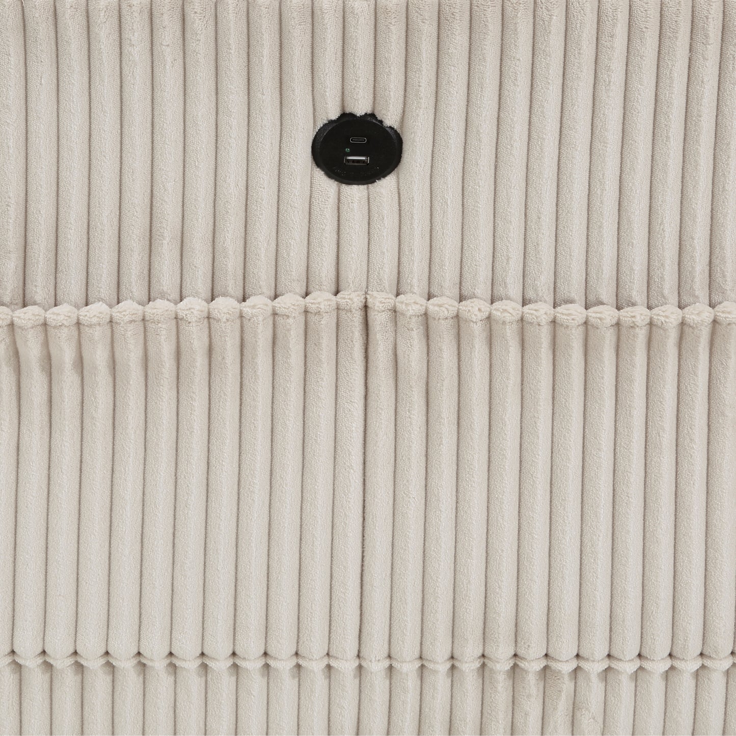 9650NBE-1 - Chair with Storage Pouches and Charging Ports