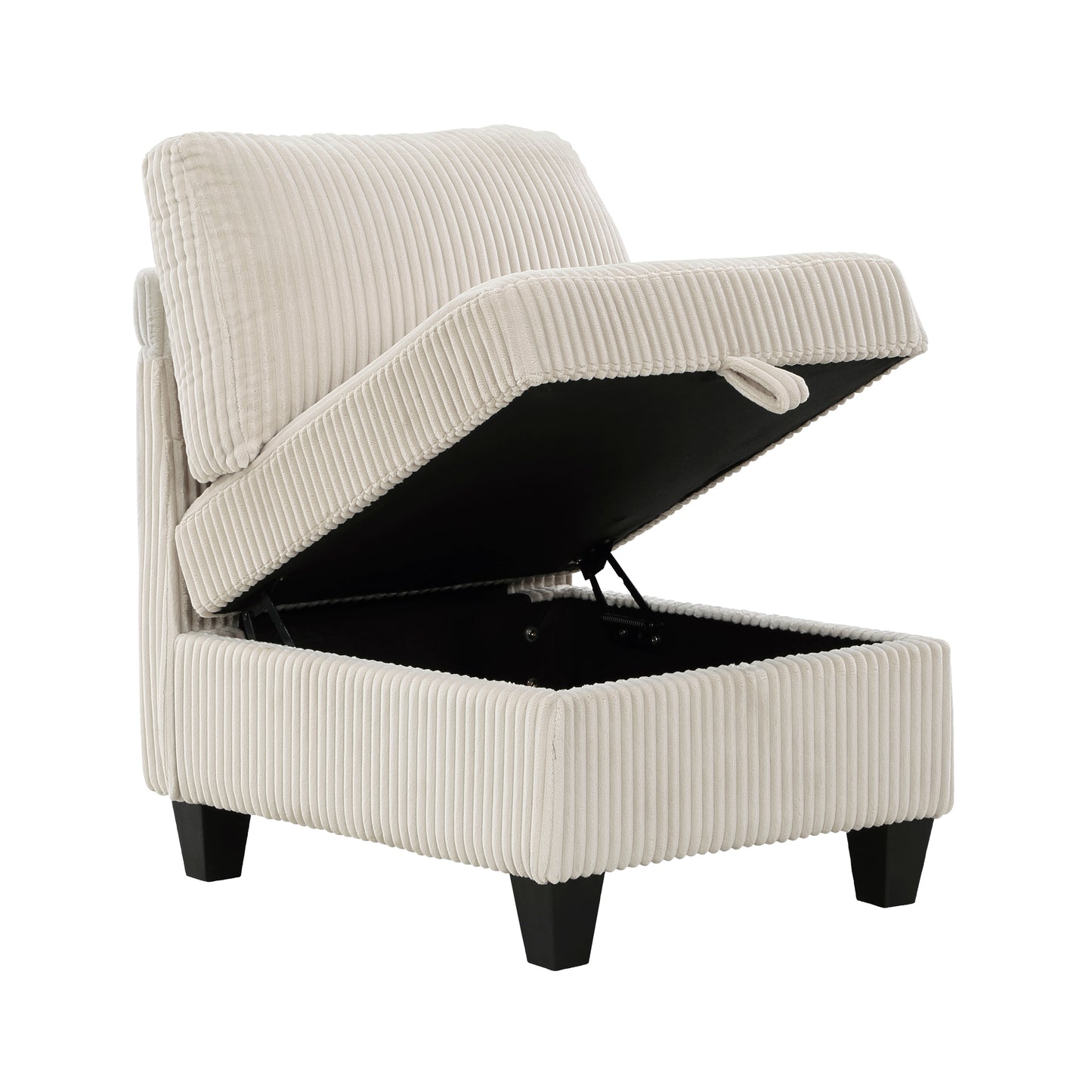 9650NBE*5SC - (5)5-Piece Sectional with Storage, Storage Pouches and Charging Ports