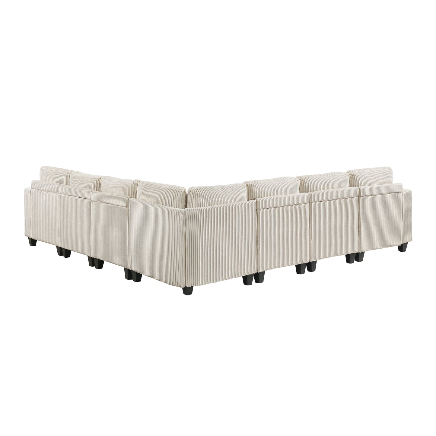 9650NBE*7SC - (7)7-Piece Sectional with Storage, Storage Pouches and Charging Ports