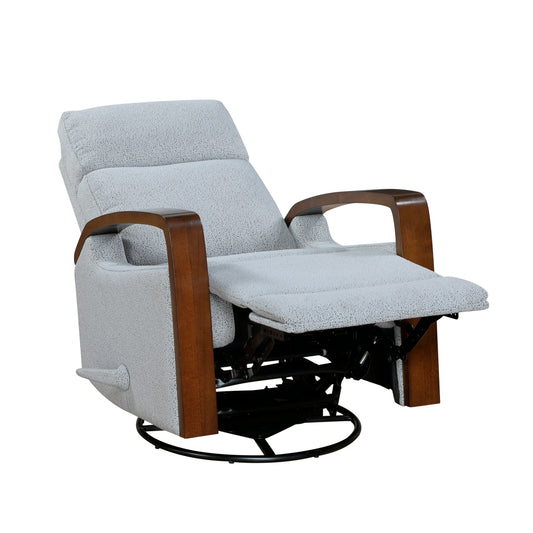 9659GRY-1 - Swivel Glider Reclining Chair