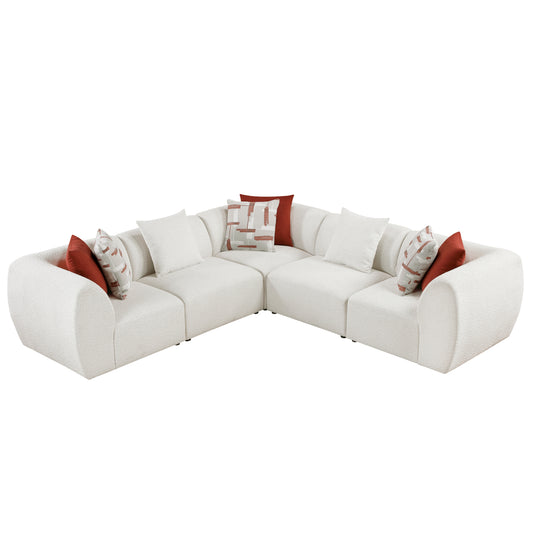 9669CN*3CR2AC - (5)5-Piece Modular Sectional